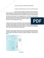 Qué Podemos Hacer para Recuperar y Reutilizar El Agua Del Ambiente