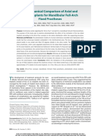 Biomechanical Comparison of Axial and Tilted Implants For Mandibular Full-Arch Fixed Prostheses