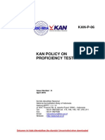 P 06 - KAN Policy On Proficiency Testing (En)