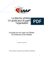 La Marche Athlétique Un Guide Pour Le Jugement Et L'organisation