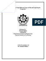 Preparation of Soap Using Different Types of Oils and Exploring Its Properties PDF