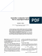 Vented. Box Loudspeaker Systems Part I1: Large-Signal Analysis