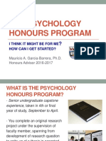 UVic PSYC Honours Info 2013 POST