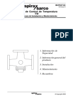 Válvula de Control de Temperatura TW-Instrucciones de Instalación y Mantenimiento