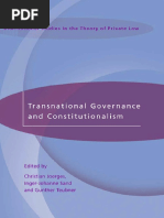 TEUBNER, JOERGES e SAND (Ed.) - Transnational Governance and Constitucionalism. 2004 PDF