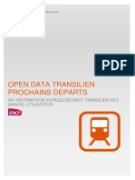 Guide D'utilisation API Temps Réel Transilien