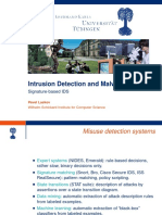 Intrusion Detection and Malware Analysis: Signature-Based IDS