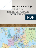 Tratatele de Pace Si Relatiile Internationale Interbelice