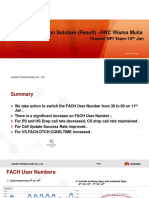 FACH Congestion Solution (Result) - RNC Wisma Mulia: Huawei NPI Team-15 Jan