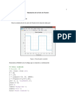 Laboratorio 1 Telecomunicaciones 1 Simulación Serie de Fourier