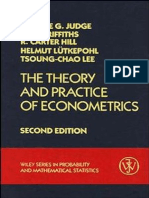 George G. Judge, William E. Griffiths, R. Carter Hill, Helmut Lütkepohl, Tsoung-Chao Lee-The Theory and Practice of Econometrics (Wiley Series in Probability and Statistics) - Wiley (1985)