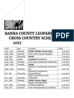 2017 CC Schedule