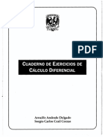 Cuaderno de Ejercicios de Calculo Diferencial