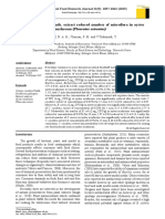 Cosmos Caudatus Kunth. Extract Reduced Number of Microflora in Oyster