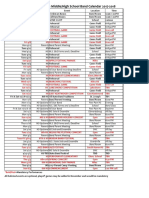 Revised Band Calendar 17-18 Calendar 8 8 17