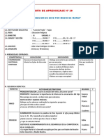 SESIÓN de APRENDIZAJE #20 La Encarnacion de Dios Por Medio de María