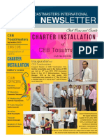 Newsletter - CEB Toastmasters (September 2015)