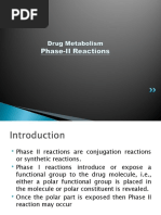 Drug Metabolism - Phase II