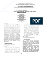 Informe Química - Neutralización I