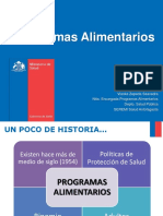 Descripción de Los Programas Alimentarios