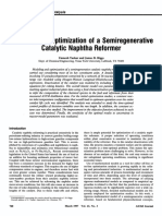 Modeling and Optimization of A Semiregenerative Catalytic Naphtha Reformer