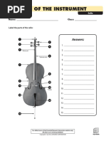 Parts of The Instrument: Answers