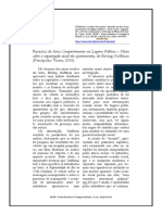 Resenha Comportamento em Lugares Públicos PDF