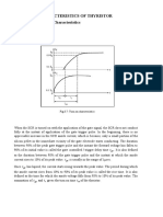 Dynamic Characteristics of Thyristor