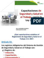 Capacitaciones Obligatorias Ley 29783