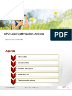 CPU Load Optimization Actions: Sabal Telecom Solution Co. LTD