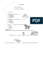 Section A Questions 1 - 4