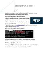 How Hacking Is Done and How To Ensure Safety.: What Is An IP Address?