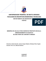 Exercicio 1 de Pontes - Seção B