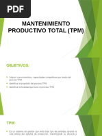 Mantenimiento Productivo Total (TPM)