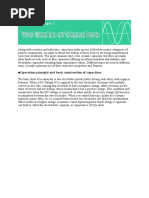 Operation Principle and Basic Construction of Capacitors