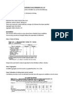 Mix Design To ACI 211.1-91 and BRE