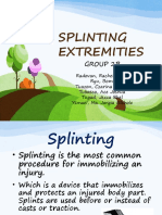 Splinting