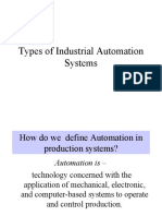 L1 - 2 - Types of Industrial Automation Systems