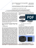 Effect of Geometry, Material and Thickness of Fin On Engine Cylinder Fins