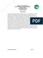 Republic of The Philippines Sultan Kudarat State University College of BSAT Tacurong City Campus City of Tacurong Refliction