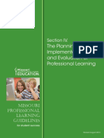 Professional Learning Guidelines Section 4 With Cover PDF