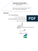 Bronchial Hygiene Therapy Lecture CHP 40