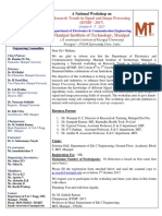 Manipal Institute of Technology, Manipal: Research Trends in Signal and Image Processing (RTSIP - 2017)