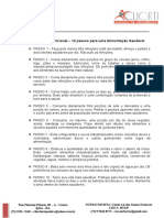 Orientação Nutricional - 10 Passos para Uma Alimentação Saudável