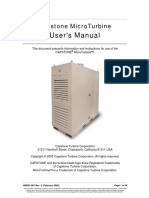 User'S Manual: Capstone Microturbine