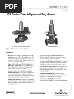 133 Series Direct-Operated Regulators: Bulletin 71.1:133