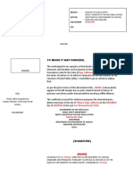 Mexican Police Certificate Translation (Baja California) / Traducción de Constancia de No Antecedentes Penales