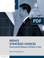 India's Strategic Choices: China and The Balance of Power in Asia