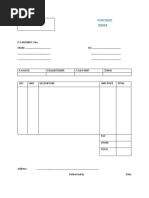 Purchase Order