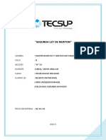 Segunda Ley de Newton (Tecsup)